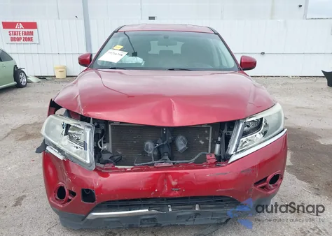 2014 Nissan Pathfinder S из США, поврежденный, VIN 5N1AR2MN2EC698379